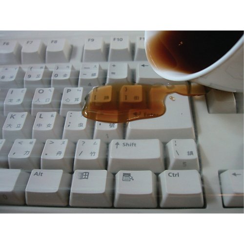 5618645 Näppäimistön suoja Standard on ohut muovikalvosta valmistettu suoja näppäimistölle. Näppäimistön suoja on tarkoitettu tehtaisiin, varastoihin ja muihin likaisiin paikkoihin suojaamaan näppäimistöä lialta ja nesteiltä.