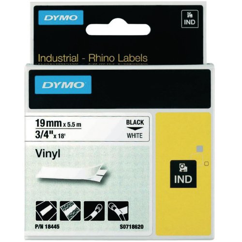 Nauha Dymo® rhino™ 19mm x 5,5m vinyyli valkoinen, hinta 21,06€