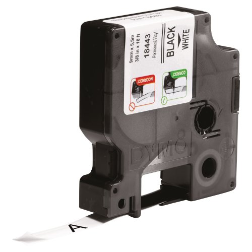 Nauha Dymo® rhino™ 9mm x 5,5m vinyyli musta, hinta 27,48€