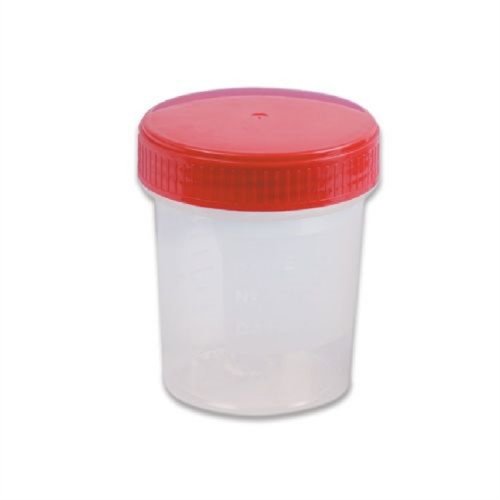 Näytepurkki GIMA 120 ml punainen 300 kpl, hinta 143,40€