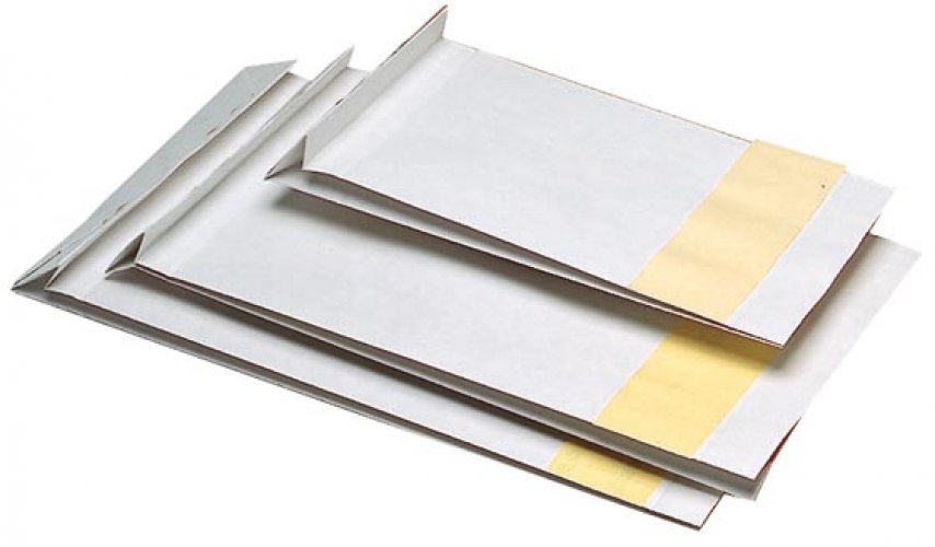 Näytepussi 25 x 47,5 x 7 cm tarrasuljenta valkoinen /100, hinta 97,20€