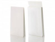 Näytepussi 250 x 425 x 50 mm tarrasuljenta valkoinen /250