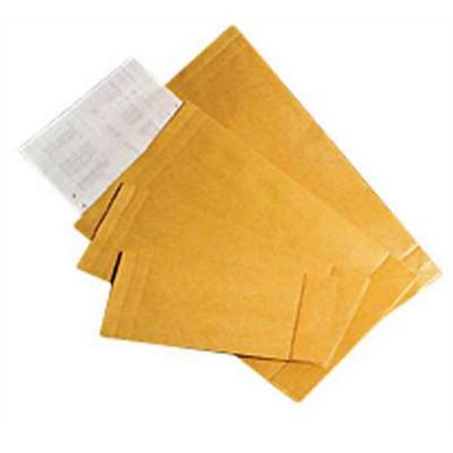 Näytepussi 60 x 160 x 340 mm 105G niittisuljenta ruskea, hinta 0,46€