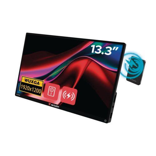 Näyttö Verbatim 32087 kannettava kosketus varavirtalähteellä wuxga 13,3, hinta 225,79€