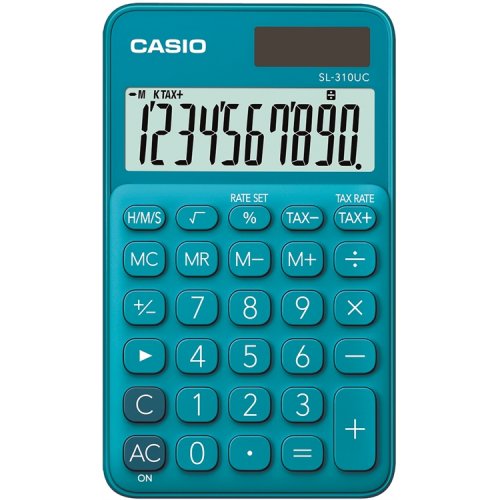 Nelilaskin Casio SL-310UC sininen, hinta 10,35€