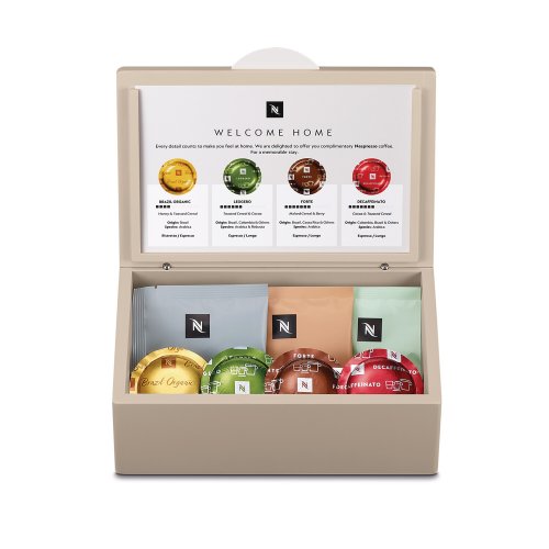 Nespresso pro hotel box säilytysrasia kapseleille, hinta 25€