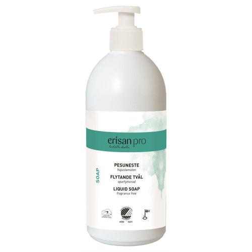 Nestesaippua Erisan Pro Soap pumppupullo 500 ml, hinta 5,26€