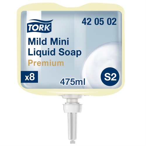 Nestesaippua Tork Mildly Scented Mini 475 ml 420502 S1 /8, hinta 54,55€
