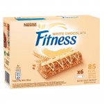 Nestlé fitness white chocolate viljapatukka 22,5g 6kpl