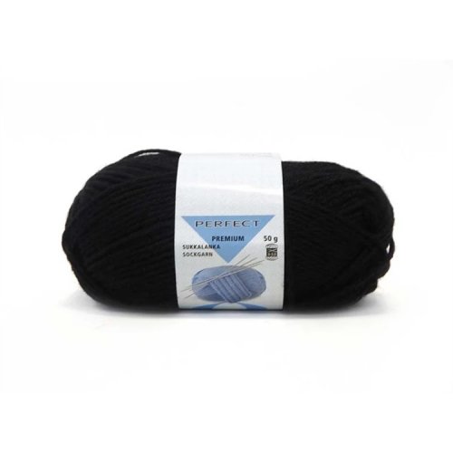 Neulelanka Perfect Premium 6 musta 50g, hinta 2,83€