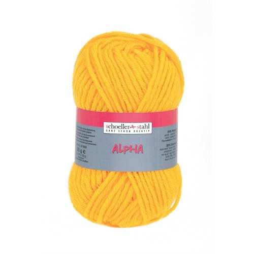 Neulelanka Schoeller + Stahl Alpha 50 g keltainen, hinta 3,53€