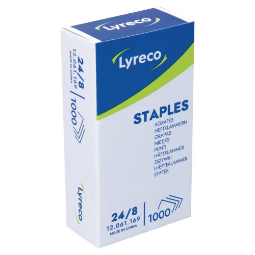 Niitti Lyreco 24/8 1000kpl, hinta 2,71€