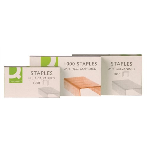 Niitti Q-CONNECT 24/6 kupari /1000, hinta 0,32€