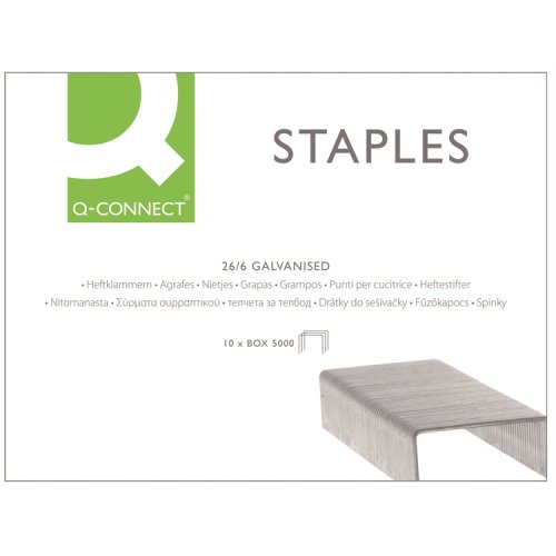 Niitti Q-CONNECT 26/6 galvanoitu /5000, hinta 0,88€