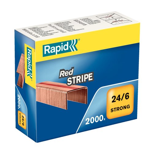 Niitti Rapid red stripe 24/6 2000kpl, hinta 3,41€