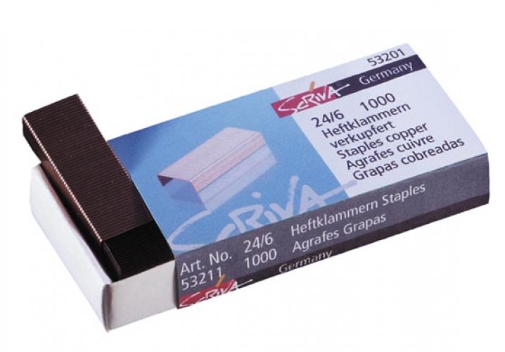 Niitti Scriva 24/6 kupari /1000, hinta 0,28€