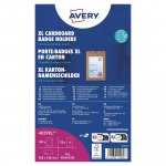 Nimikorttikotelo avery 4839xl a6 50kpl