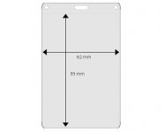Nimikorttikotelo Cardkeep 62 x 93 mm