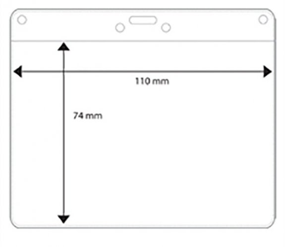Nimikorttikotelo Cardkeep 74 x 100 mm, hinta 0,31€