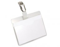 Nimikorttikotelo Durable 810619 90 x 60 mm + klipsi /25