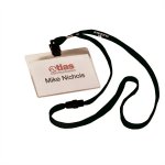 Nimikorttikotelo Durable 813901 60 x 90 mm + kaulanauha /10