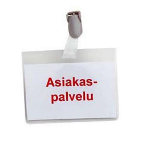 Nimikorttikotelo Durable 814319 54 x 87 mm + klipsi /25, hinta 18,89€