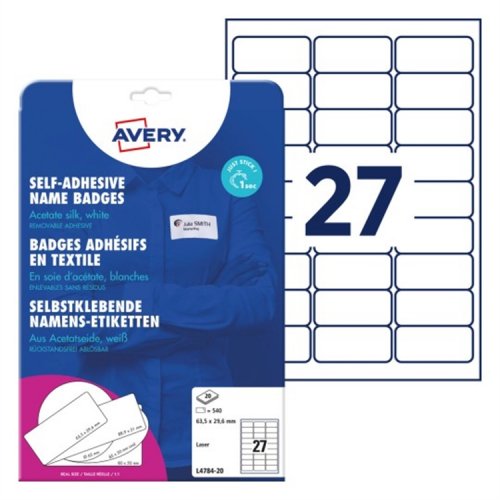 Nimitarra Avery L4784-20 63,5 x 29,6 mm /540, hinta 46,20€