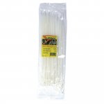 Nippuside 290 x 3,6 mm läpikuultava valkoinen 100kpl