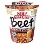 Nissin cup noodles 5 spices naudanliha pikanuudelikeitto 64g 8kpl
