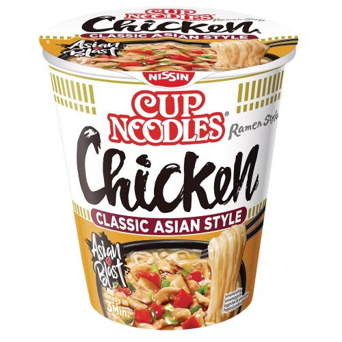 Nissin cup noodles inkivääri-kana pikanuudelikeitto 63g 8kpl, hinta 20,68€
