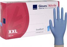 Nitriilikäsine Abena Excellent sininen XXL /90