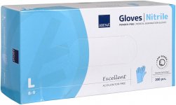 Nitriilikäsine allergisille Abena Excellent mustikka L /200