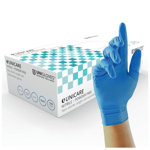 Nitriilikäsine Unicare gs003 sininen xs 100kpl, hinta 7,14€