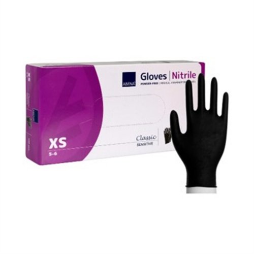 Nitriilikäsine Xs ABENA Classic musta 100kpl, hinta 8,27€