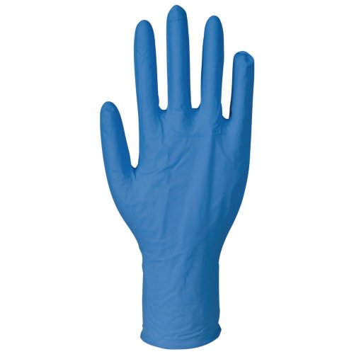 Nitriilikäsine Xs Abena excellent pitkä sininen 100kpl, hinta 15,16€