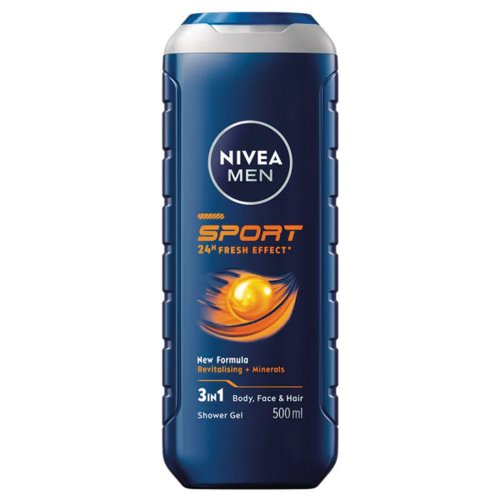 Nivea men sport suihkugeeli 500 ml, hinta 7,02€