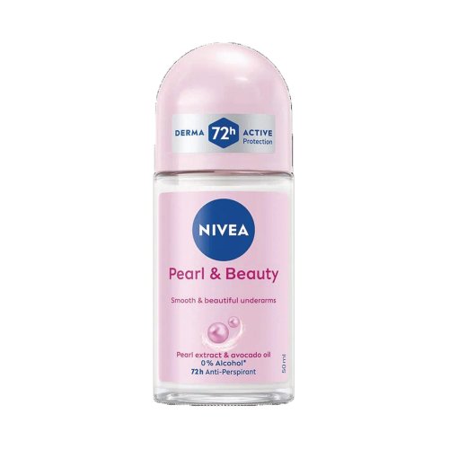 Antiperspirantti Nivea pearl & beauty deo roll-on 50ml, hinta 5,21€