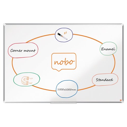 Nobo v/taulu premium plus enamel 150x100, hinta 359,16€