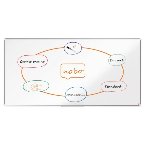 Nobo v/taulu premium plus enamel 200x100, hinta 561,46€