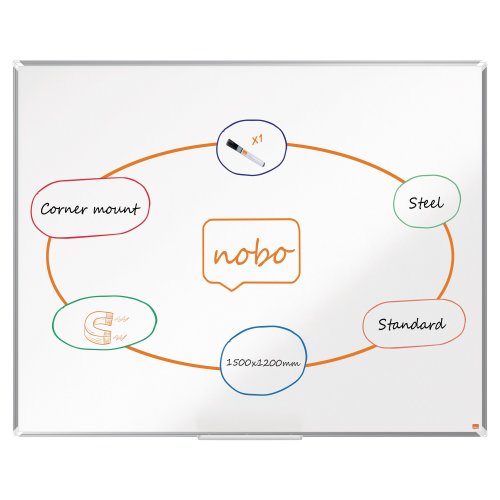 Nobo v/taulu premium plus steel 150x120, hinta 265,27€
