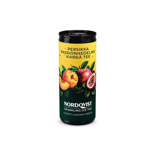 Tee Nordqvist jää persikka-passion vihreä 330ml 24kpl, hinta 126,40€