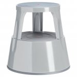 Nousujakkara Twinco metalli vaaleanharmaa