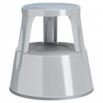 Nousujakkara Twinco metalli vaaleanharmaa