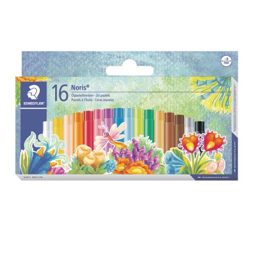 öljypastelliliitu Staedtler noris club värilajitelma 16kpl, hinta 2,57€