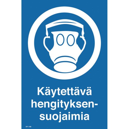 Opaste käytettävä hengityksensuojaimia, hinta 30,14€