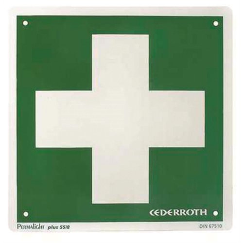 Opastekilpi risti kaksipuolinen 20 x 20 cm, hinta 35,48€