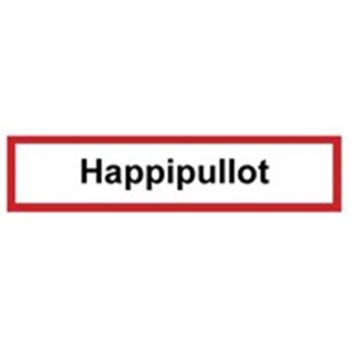 Opastekyltti Happipullot, hinta 24,80€