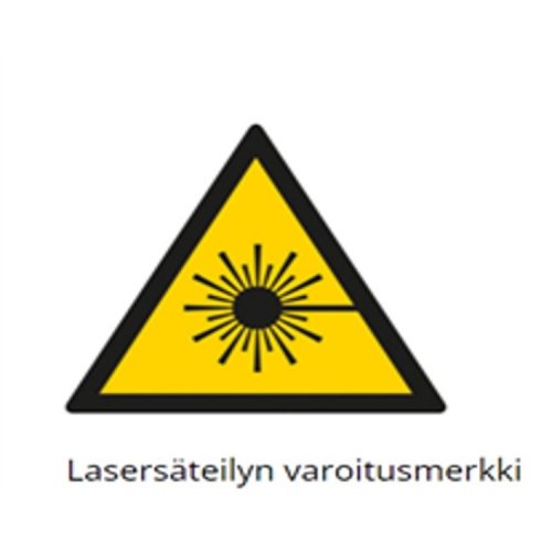Opastekyltti Laser,muu säteilyvaara, hinta 24,80€