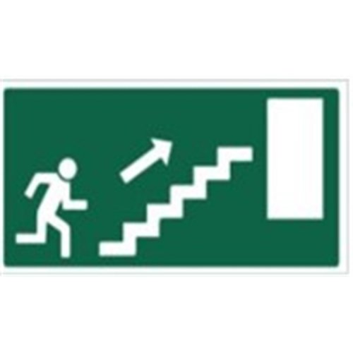 Opastekyltti poistumistie ylös oikea, hinta 24,80€