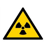 Opastekyltti Rtg ionisoivan säteilyn varoitusmerkki